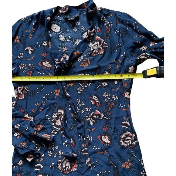 Sanctuary Womens/Teens Harvest Moon Blue Floral Flounce Dress Size Small Witchy - Picture 4 of 9